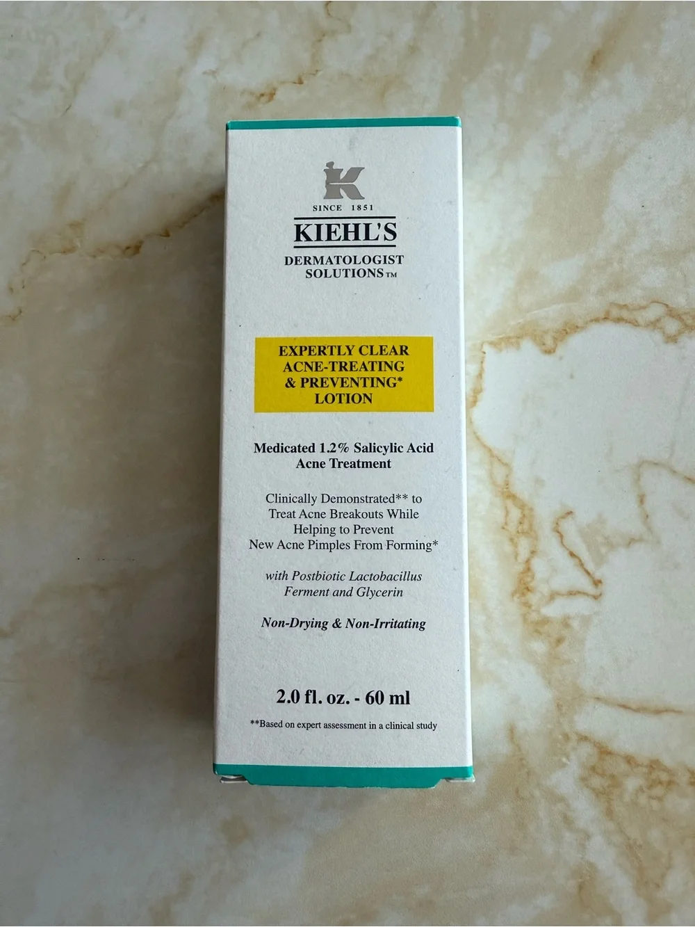 NWB Kiehl’s Expertly Clear Acne Treating & Preventing Lotion